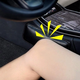 2 Pack Car Knee Cushion Pad, Car Armrest Cushion, Auto Center Console Side Knee Leg Elbow Cushion Soft Pad, Elastic Thigh Support Comfort Pillow Knee Pain Relief Leaning Pad Car Interior Accessories