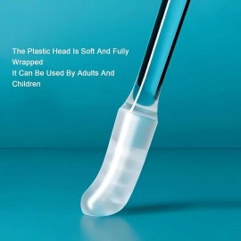 Ear wax Cleaner Stick Silicone Reusable Sticky Ear wax Removal Kit Ear Cleaning Tool Sticks,Removal Kit Reusable,Ear Sticks Cleaning Tool, Efficient Quick Way Remove Ear Wax for Ear Cleaning