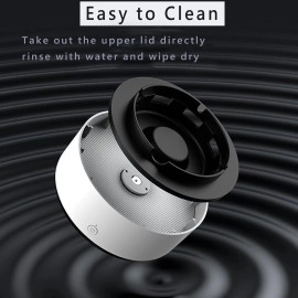 2 in 1 smart ashtray USB Chargeable Smokeless Ashtray Soot Free Indoor Outdoor Smoke Removal Ashtray Cigarettes Tray in Home Car Office (Multicolour 1-Pcs)