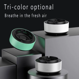 2 in 1 smart ashtray USB Chargeable Smokeless Ashtray Soot Free Indoor Outdoor Smoke Removal Ashtray Cigarettes Tray in Home Car Office (Multicolour 1-Pcs)