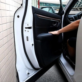 U Shape Edge Trim Rubber Strip Seal Protector Car Door Edge Guards for Most Cars (16 ft/5 m, Black)