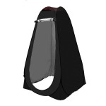 Shower Tent Pop-Up Privacy Tent Camping Portable Toilet Tent Outdoor Camp Bathroom Changing Dressing Room Instant Privacy Shelters for Hiking Beach Picnic Fishing Potty, Extra-Tall (Black)