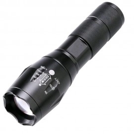 7 Mode Rechargeable Aluminium Solar LED Torch Light, Power Long Distance with Torch Flashlight Use for Car Emergency Tool with Window Breaker, Magnet, Cutter, Compass (Black) (7 Mode)