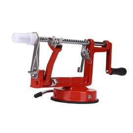 Hand Cranking Apple Peeler Slicer Corer Heavy Duty Red Apple Peeling Machine | 1 Metal Apple Peeler