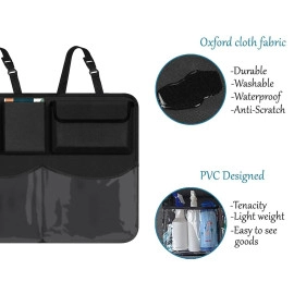 Car Trunk Organizer, Backseat Hanging Organizer with 8 Large Storage Bag -Trunk Organizer for SUV,Truck,Van-Free Your Trunk Space (Car Trunk Organizer 8Bag)