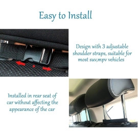 Car Trunk Organizer, Backseat Hanging Organizer with 8 Large Storage Bag -Trunk Organizer for SUV,Truck,Van-Free Your Trunk Space (Car Trunk Organizer 8Bag)
