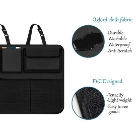 Car Trunk Organizer, Backseat Hanging Organizer with 8 Large Storage Bag -Trunk Organizer for SUV,Truck,Van-Free Your Trunk Space (Car Trunk Organizer 8Bag)