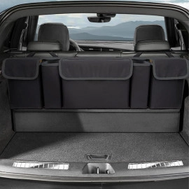 Car Trunk Organizer, Backseat Hanging Organizer with 8 Large Storage Bag -Trunk Organizer for SUV,Truck,Van-Free Your Trunk Space (Car Trunk Organizer 8Bag)