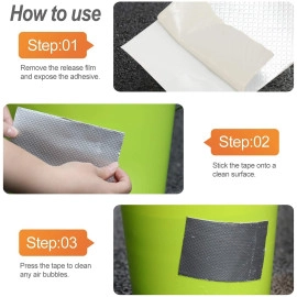 Home Tile Sticker Mildewproof gap sealing tape Self adhesive waterproof silver tile tape strip for floor, tile, wall PVC foil floor covering decorative sticker