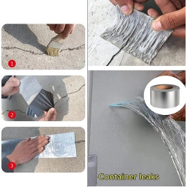 Home Tile Sticker Mildewproof gap sealing tape Self adhesive waterproof silver tile tape strip for floor, tile, wall PVC foil floor covering decorative sticker