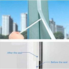 Home Tile Sticker Mildewproof gap sealing tape Self adhesive waterproof silver tile tape strip for floor, tile, wall PVC foil floor covering decorative sticker
