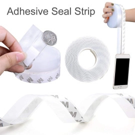 Home Tile Sticker Mildewproof gap sealing tape Self adhesive waterproof silver tile tape strip for floor, tile, wall PVC foil floor covering decorative sticker