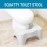 Made in India Tool for Western Toilet Portable Comfortable Sturdy Foot Step for Potty Training Kids Adults 50x28.5x19.5CM White,Plastic