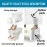 Made in India Tool for Western Toilet Portable Comfortable Sturdy Foot Step for Potty Training Kids Adults 50x28.5x19.5CM White,Plastic