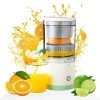 Rechargeable Citrus Juicer, Orange Juicer Squeezer, Mosambi Juicer, Wireless Portable Juicer Blender with USB Charging Electric Fruit Juicer Machine for Travel & Kitchen Purpose (White)