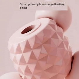 Double leg slimmer with 18 wheels U Shape Handheld Relaxer Foam Muscle Relax Roller Massager Leg Clamp Roller for Yoga Exercise Use spikes leg massager (1 Pcs)