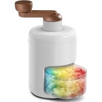 Ice Shaving Machine Snow Cone Machine Manual Portable Ice Crusher for Snow Cones Ideal for Outdoor Picnics A Freezing Mould for Making Smoothies BPA Free
