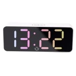 LED Digital Alarm Clock USB Rechargeable Digital Alarm Clock with Date and Temperature 12/24H Clocks Snooze LCD Display Smart Clock
