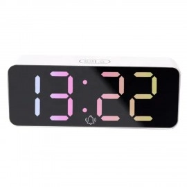 LED Digital Alarm Clock USB Rechargeable Digital A..