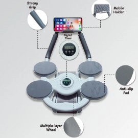 New Intelligent Core Abdominal Wheel Elbow Support New Timer AB Abdominal Exercise Roller ABS Roller Core Wheel Exercise Equipment Automatic Rebound Wheel