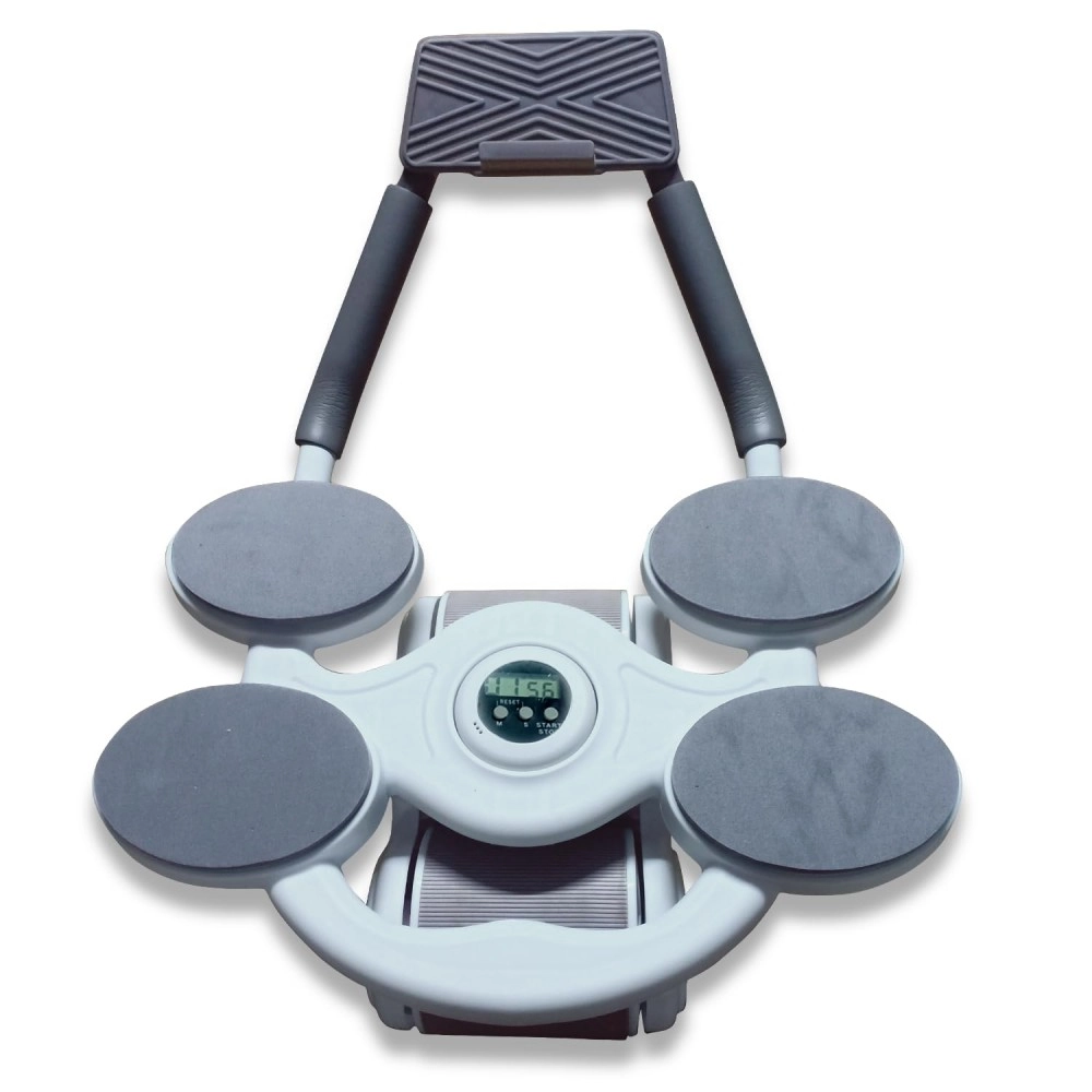New Intelligent Core Abdominal Wheel Elbow Support New Timer AB Abdominal Exercise Roller ABS Roller Core Wheel Exercise Equipment Automatic Rebound Wheel