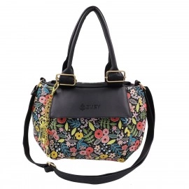 DAYANIDHI Stylish Pu-Leather Woman’S Hand Bag With Unique Floral Designing Hand Bag With Water Resistant Pu-Leather Material Sling Bags For Woman’S (Pack Of 1Pcs)