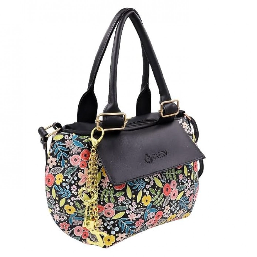 DAYANIDHI Stylish Pu-Leather Woman’S Hand Bag With Unique Floral Designing Hand Bag With Water Resistant Pu-Leather Material Sling Bags For Woman’S (Pack Of 1Pcs)