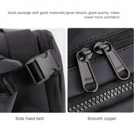 Urban Flim Coating Mens Messenger Bags Outdoor Shoulder Cross body Bag Chest Pack Multi compartment bag Convenient and Light for Travel (1Pcs)