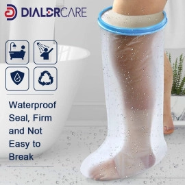 Neoprene_Blend Waterproof Leg Cast Cover For Shower&Bath,Reusable Sealed Watertight Cast Protector (Leg Cast Protector),Fracture,One Size