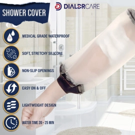 Neoprene_Blend Waterproof Leg Cast Cover For Shower&Bath,Reusable Sealed Watertight Cast Protector (Leg Cast Protector),Fracture,One Size