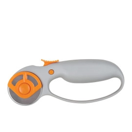 45 mm Classic Loop Rotary Cutter | Squeeze Handle with Safety Lock | Comfort Rotary Cutter | Ergonomic Design Fabric Handle | Precise Cutting Tool Ideal for Sewing Fabric Leather Quilting