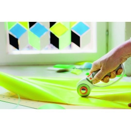 45 mm Classic Loop Rotary Cutter | Squeeze Handle with Safety Lock | Comfort Rotary Cutter | Ergonomic Design Fabric Handle | Precise Cutting Tool Ideal for Sewing Fabric Leather Quilting