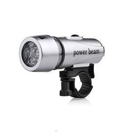 Single Power Beam Bicycle Head Light Bicycle Cycling LED Torch Lamp Front Light for Cycling, Hiking, Camping