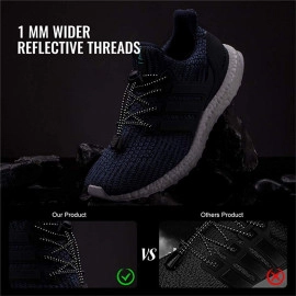 No Tie Shoelaces | Elastic Lock Shoe Laces For Adult Sneakers Fits Hiking Boots, Board Shoes and Casual Shoes