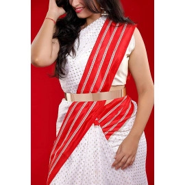 Adjustable Women's Mirror Stretch Waist Dress Belt Skinny Belt metal waist belt for women saree, dress and traditional cloth Adjustable Metal Belt for Ladies (WAIST BELT CHAIN 3.5CM) 