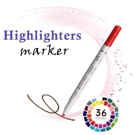 Acrylic Marker-24 Colors Acrylic Water Color Markers,Water Based Ink Bold Point Markers Pen For Rock Painting,Canvas,Photo Album,Craft,School Project,Glass,Ceramic,Wood,Metal(24 Pcs),Multicolor