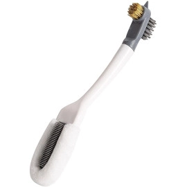 3 in 1 Shoes Cleaning Washing Brush Scrubber with Long Handle for Home,Multipurpose Boot Shoe Sneaker Cleaner Brush with Hard Bristle Suede Shoe Cleaner Brush for Men Women