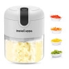 Rechargeable Mini Electric Chopper, USB-C Vegetables Chopper, Stainless Steel Blades & 1800 mAh, One Touch Operation for Mincing Meat, Garlic, Ginger, Onion, Vegetable and Nuts