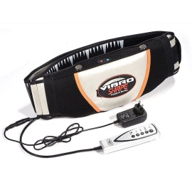 Electric Fitness Slimming Massager, Abdominal Belly Vibro Shape Vibrating Waist Belt for Weight Loss Fat Burning Blood Circulation Tool Fat Burner Body Shake Remote Control, Multicolor