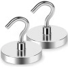 Traders Magnetic Hooks, Heavy Duty Earth Magnets with Hook for Refrigerator, Extra Strong Cruise Hook for Hanging, Magnetic Hanger for Kitchen, Office and Garage(Multi Color Pack of 1)