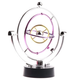 Gadget Kinetic Perpetual Motion Earth Orbital Rotating Desk Physics Mechanism Modem Art Tool Stimulate Scientific Simple Installation Toy Living Bedroom