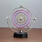 Gadget Kinetic Perpetual Motion Earth Orbital Rotating Desk Physics Mechanism Modem Art Tool Stimulate Scientific Simple Installation Toy Living Bedroom