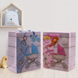 Accessories Watch Gift Wrapping Tote Bags Luxurious Look Premium Watch Bag Specks Multi Design for Deluxe Rich Taste on Birthday Parties/Baby Shower/Schools Gifts (Set of 4)