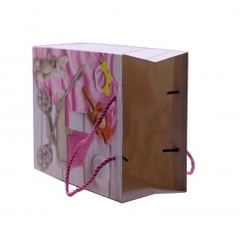 Accessories Watch Gift Wrapping Tote Bags Luxurious Look Premium Watch Bag Specks Multi Design for Deluxe Rich Taste on Birthday Parties/Baby Shower/Schools Gifts (Set of 4)