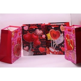 Accessories Watch Gift Wrapping Tote Bags Luxurious Look Premium Watch Bag Specks Multi Design for Deluxe Rich Taste on Birthday Parties/Baby Shower/Schools Gifts (Set of 4)