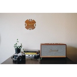 Antique Wooden Ply Decorative Wall Clock Suitable for Living Room/Office/Furnithure Room/Weeding (1-Pcs)