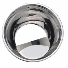 KRESHU Heavy Quality Stainless Steel 304 Food Grade 3-in-1 Bowls Vegetables Rice Washer with Side Drain Bowls Colander Strainer Basket Ideal for Kitchen Tools Vegetables, Rice, Fruits (23cm, Silver)