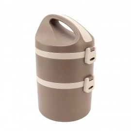 Japanese 2-Bento Lunch Box 304 Grade Stainless Ste..