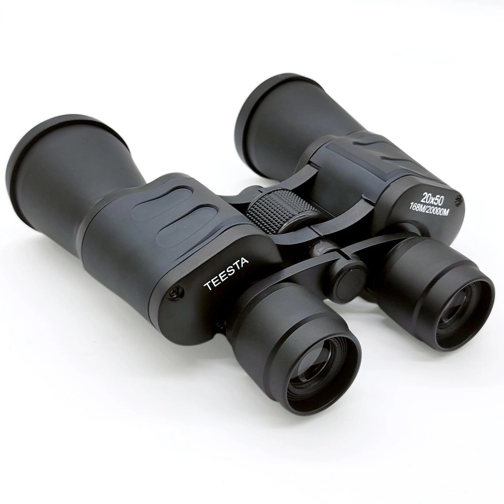 KRESHU Professional Telescope Binocular for Bird Watching, Sightseeing, and Wildlife Trekking | Zoom 20x50 | Range 168m/20000m HD Vision Adults Binoculars Long Distance with Pouch (Black, 1 Piece)