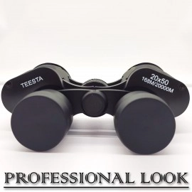 KRESHU Professional Telescope Binocular for Bird Watching, Sightseeing, and Wildlife Trekking | Zoom 20x50 | Range 168m/20000m HD Vision Adults Binoculars Long Distance with Pouch (Black, 1 Piece)